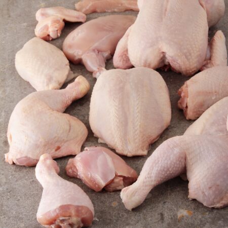 image of pieces of uncooked chicken